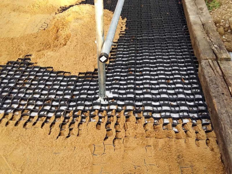 Bodengitter BG50 zur trittfesten Bodenstabilisierung im Reitplatzbau