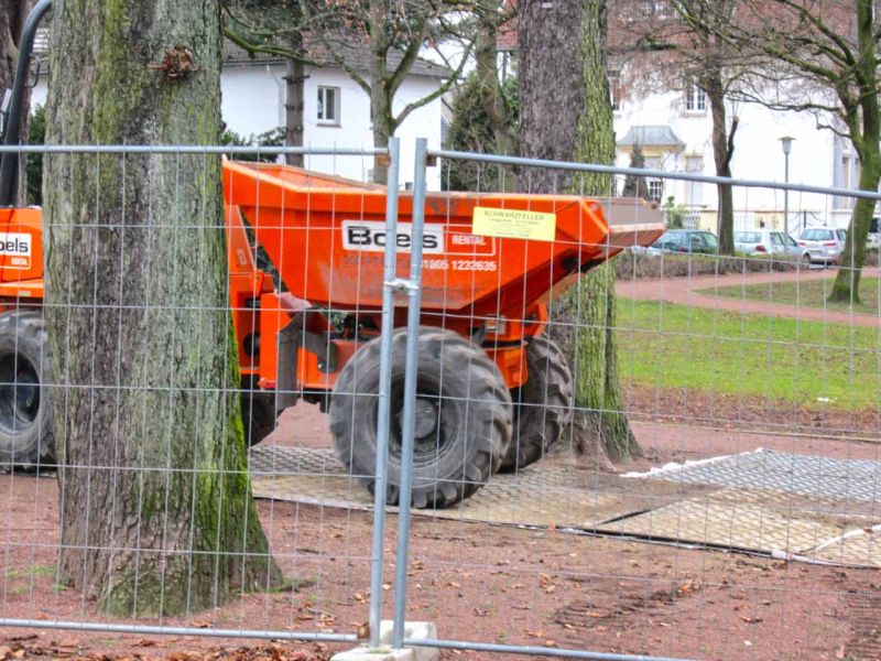 Sanierung einer Deichanlage - Wurzelschutz / Baumwurzelschutz