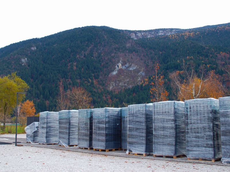Bodenbefestigung für einen Campingplatz mit dem Bodengitter BG50