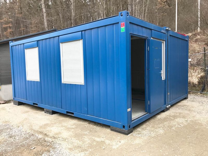 Unterlegplatten für Bürocontainer zum nivellieren und ausgleichen unterschiedlicher Höhen