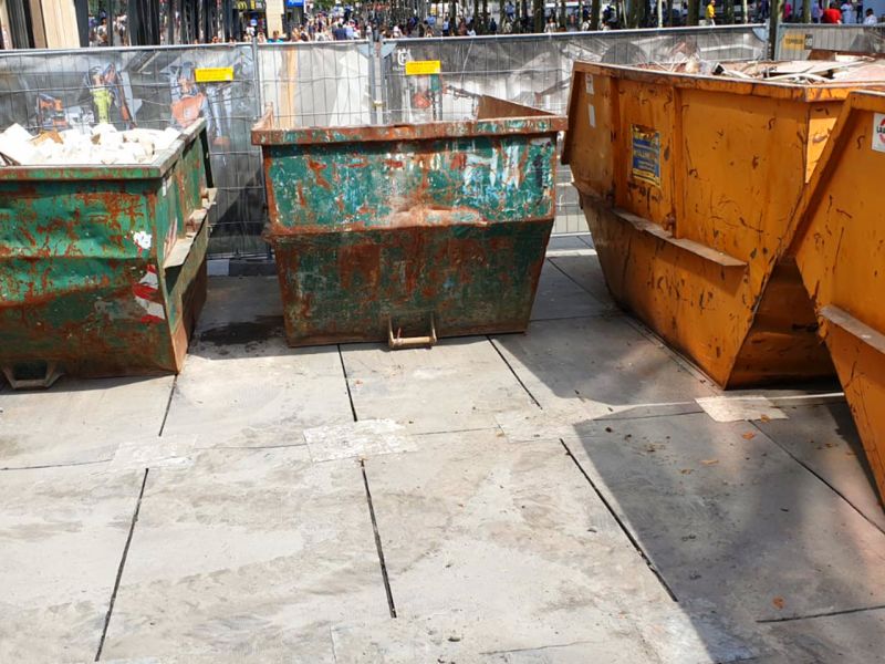 Folgeartikel zum Großprojekt auf der Frankfurter Zeil mit x:tek 46, v:tek 12 und BM22 als ganzheitliche Bodenschutzlösung