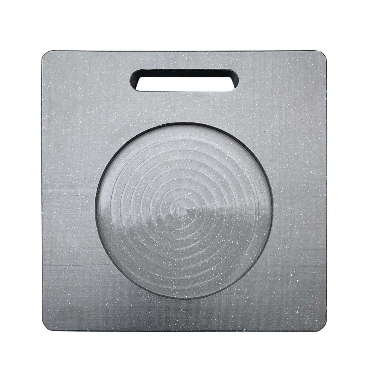 Abstützplatten aus Kunststoff mit Tieffräsung zur sichern Aufnahme von Kranstützen bzw. Ausleger von Fahrzeugen, Geräten & Maschinen + Anti Rutsch Gummierung