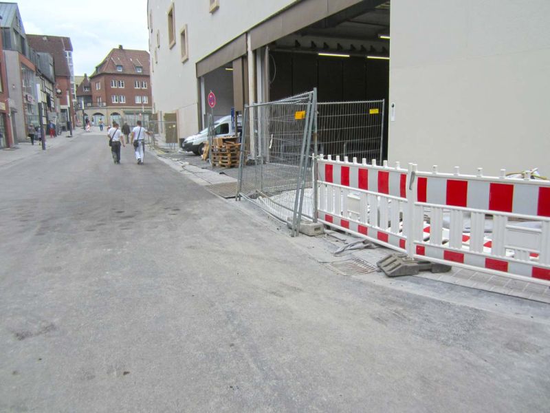 Mobile Baustraße als Pflasterschutz in Recklinghausen, NRW