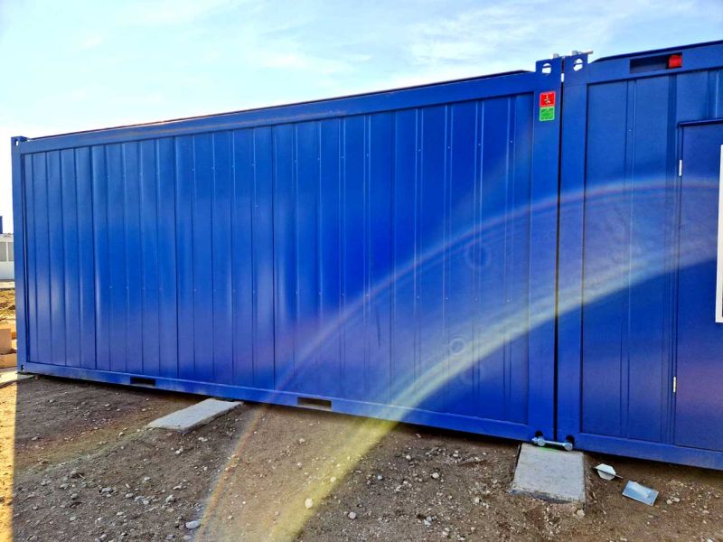 Druckstabile Nivellierplatten zum Höhenausgleich für Containeranlagen und Raumsysteme