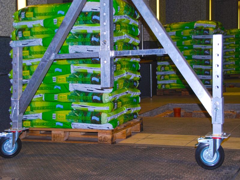 Temporärer Bodenschutz in einem Geschäftsgebäude