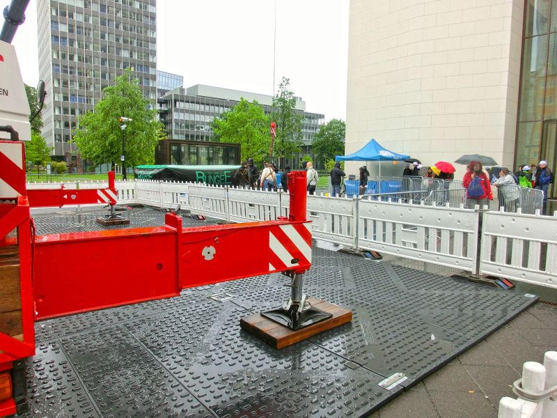 Bodenschutz für das Wolkenkratzer Festival in Frankfurt/Main