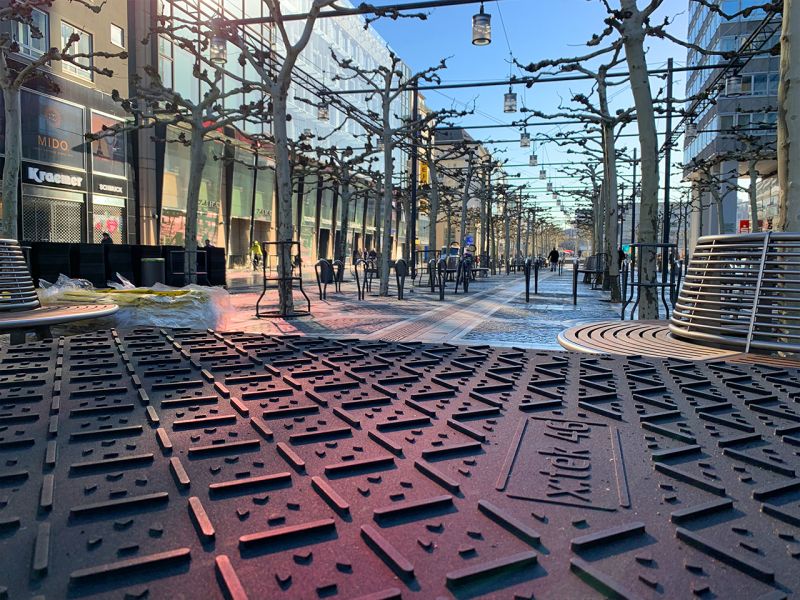 Detailbild des Profils der x:tek46 Fahrplatte