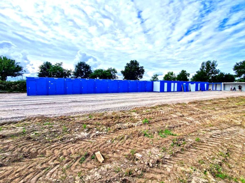 Druckstabile Nivellierplatten zum Höhenausgleich für Containeranlagen und Raumsysteme