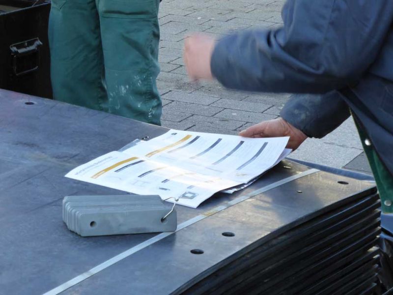 Baustrasse Pflasterschutz Fussgaengerzone Giessen 58 referenz