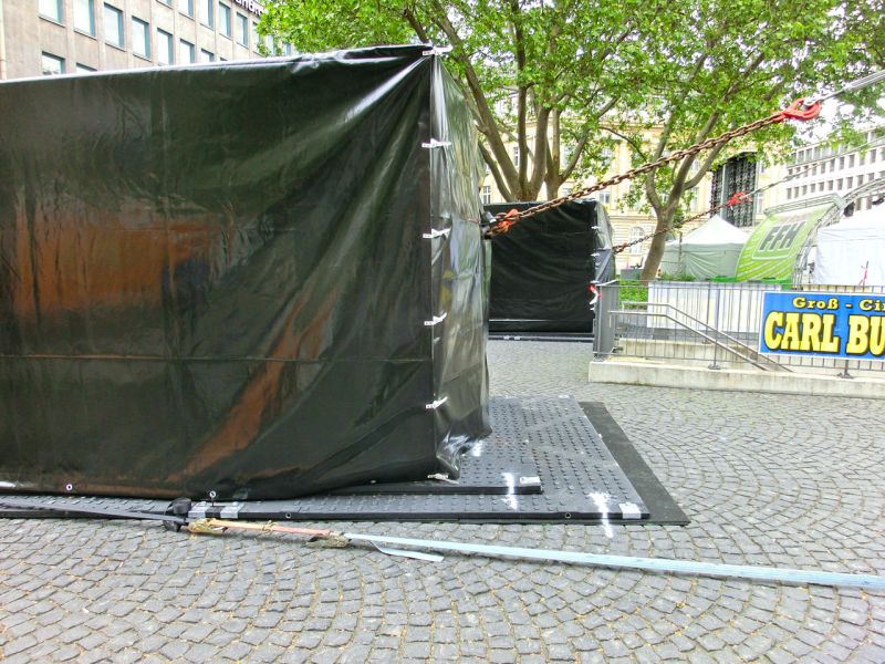 Bodenschutz für das Wolkenkratzer Festival in Frankfurt/Main