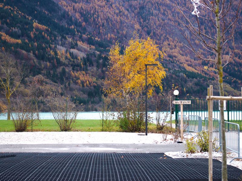 Bodenbefestigung für einen Campingplatz mit dem Bodengitter BG50