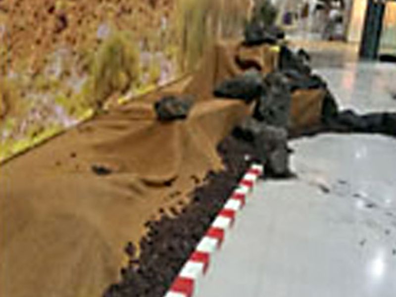 Böschungsmatte Kokos BMK350 mal anders eingesetzt