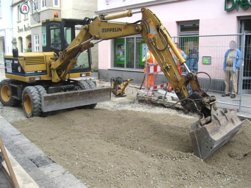 Kieswaben KW50 zur Herstellung eines tragfähigen Straßenunterbau