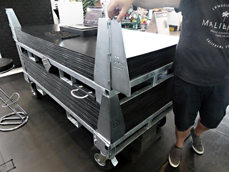 Galabau 2018 - Bodenschutz Systeme aus Kunststoff auf dem Messestand von Securatek