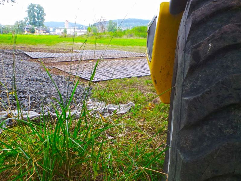 Mobile Baustraße als Zufahrtslösung für die DB Netz AG