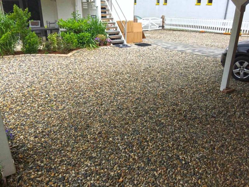 Bodenbefestigung mit dem Bodengitter BG50 einfach selber verlegen und mit Kies verfüllen