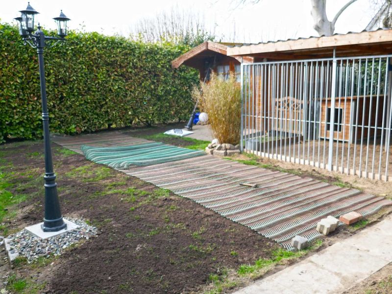 Hundebesitzer aufgepasst! Nie mehr Löcher im Garten, Wiese, und Rasen durch Wühlen & Buddeln mit dem Rasennetz RN