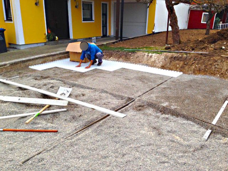 Kiesgitter KG30 zur Kiesstabilisierung für Hof und Einfahrt selber verlegen