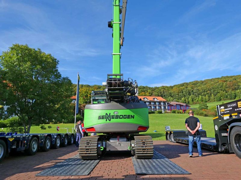 Impressionen von Securatek, dem Lieferant für Fahrplatten auf den Schwerlasttagen 2021 in Hohenroda