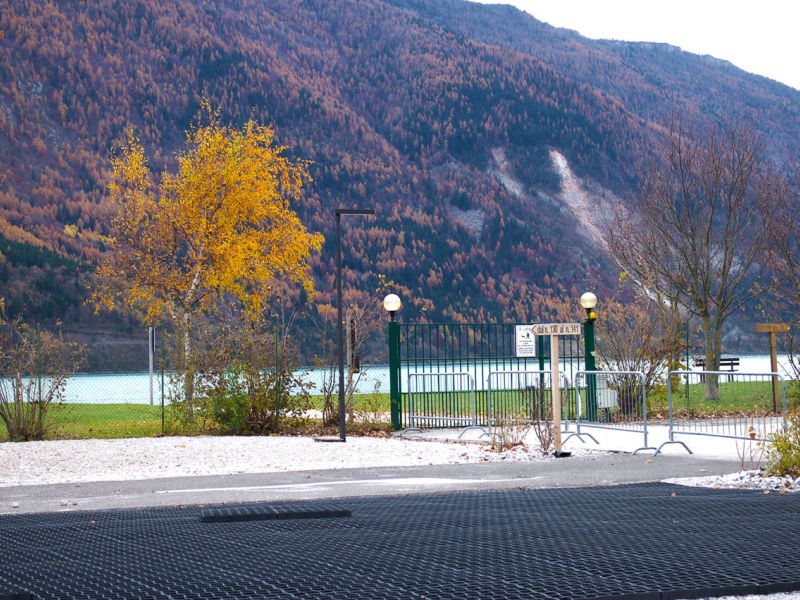 Bodenbefestigung für einen Campingplatz mit dem Bodengitter BG50
