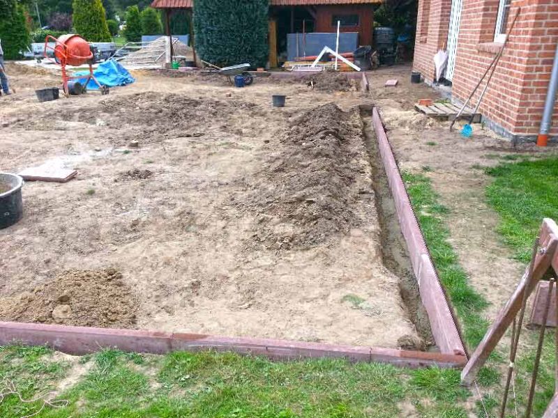 Unversiegelte, wasserdurchlässige Kiesstabilisierung mit dem Kiesgitter KG30