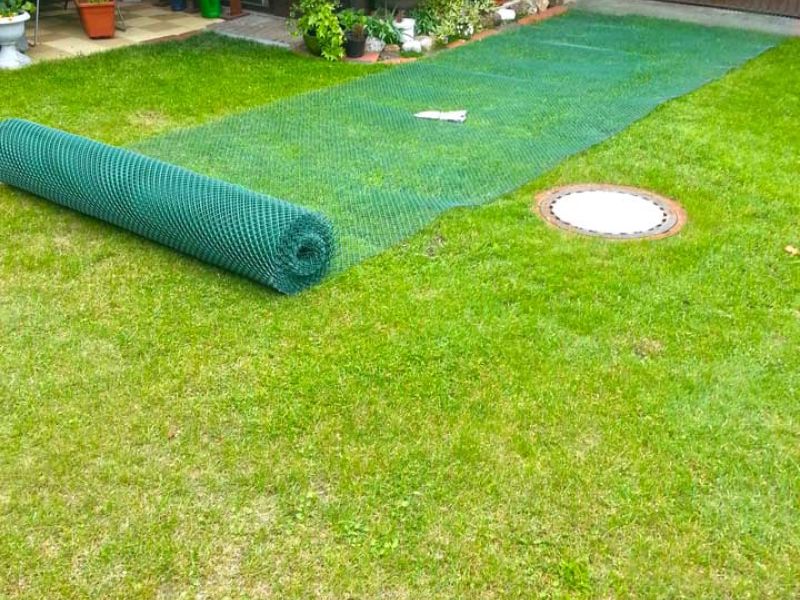 Rasennetz RN640 zur Rasenverstärkung und Rasenschutz im Garten und Hof