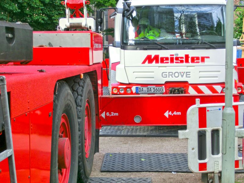 Bodenschutz für das Wolkenkratzer Festival in Frankfurt/Main