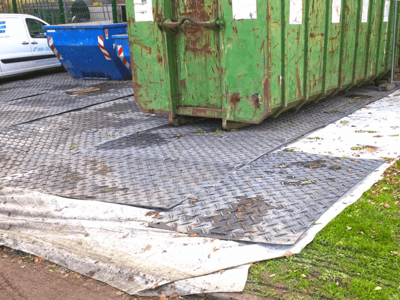 Kunstoff Fahrplatten Schutz 009 referenz