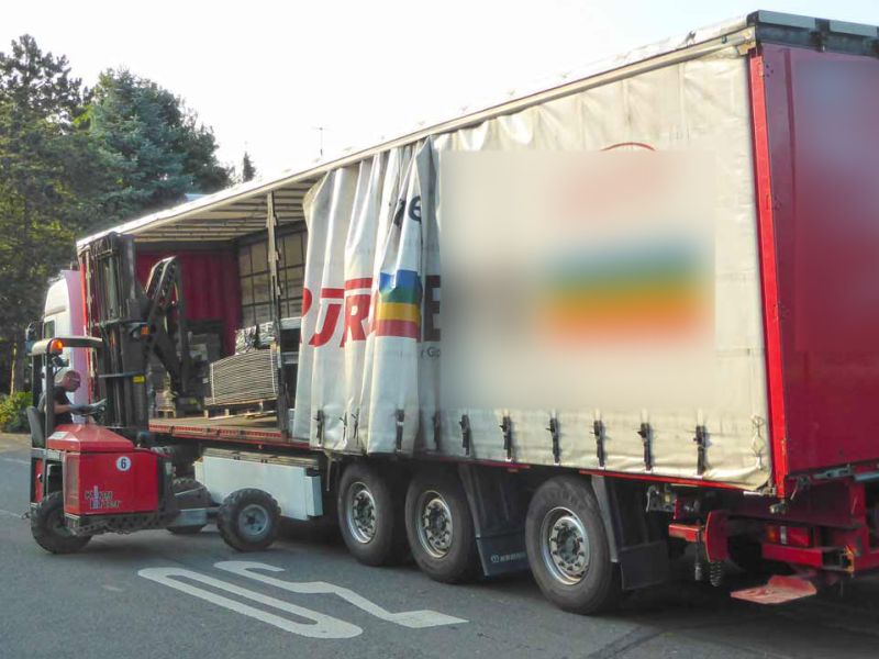 Mobile Baustrasse Modul Haus 62 referenz