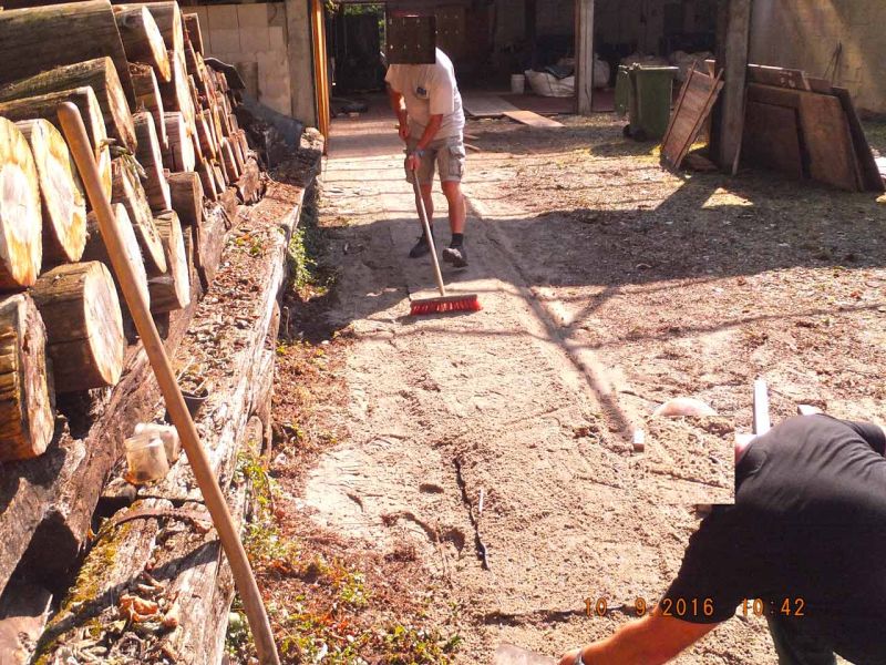 Bodengitter BG30 zur Befestigung der Laufwege in der Schießanlage eines Schützenverein