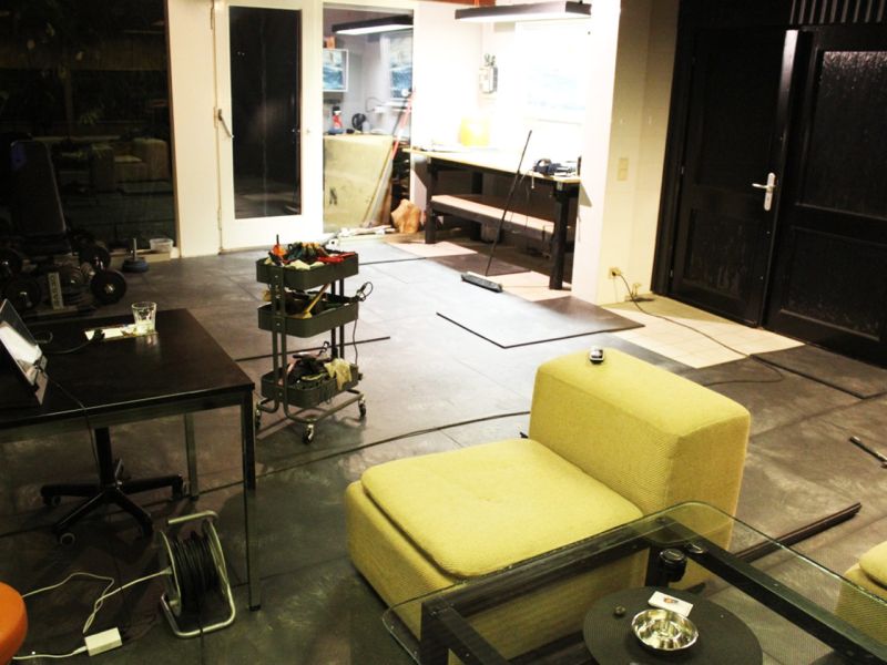 Dekorative Neugestaltung eines Bürobodens mit den Bodenmatten BM11