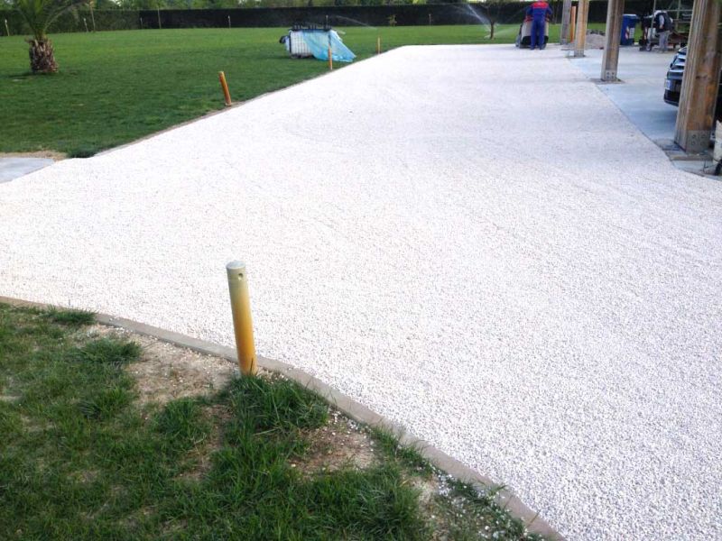 Anlegen eines stabilisierten Kiesweg im Garten mit dem Kiesgitter KG30