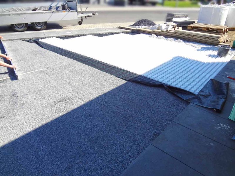 Kiesgitter zur Kiesbefestigung schnell, einfach und günstig selber verlegen