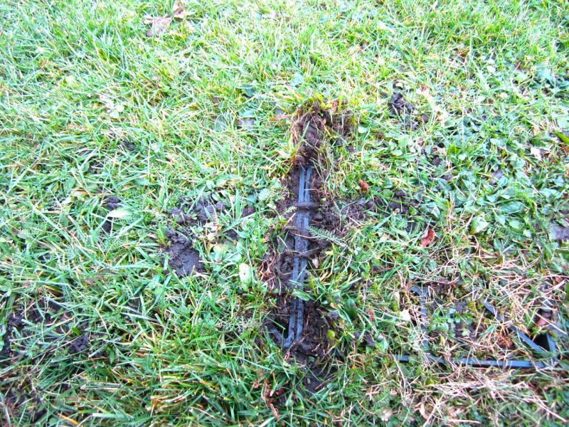 Rasengitter RG24 als nicht sichtbare Rasenverstärkung einer Nutzfläche