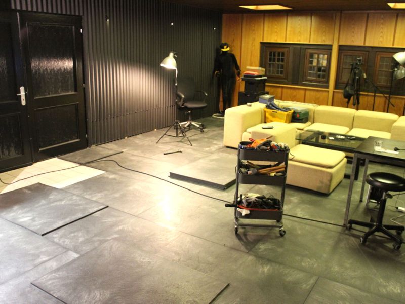 Dekorative Neugestaltung eines Bürobodens mit den Bodenmatten BM11