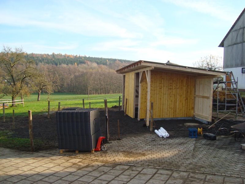 Bodengitter BG50 ohne Unterbau für ein Paddock / Offenstall selber verlegen