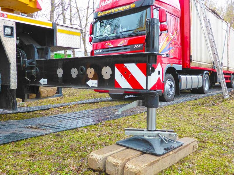 Vermietung mobile Fahrstraße für weiche Böden & Wiesen