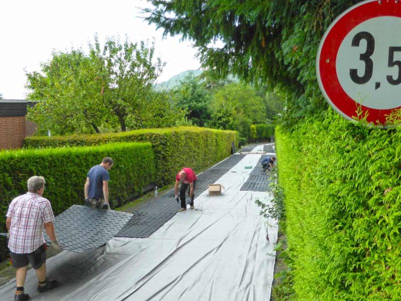 Mobile Baustrasse Modul Haus 43 referenz