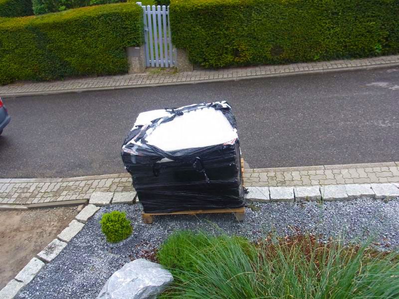 Anlegen einer Kiesfläche im Vorgarten für Parkplätze mit dem Kiesgitter KG30