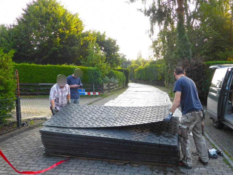 Mobile Baustrasse Modul Haus 57 referenz