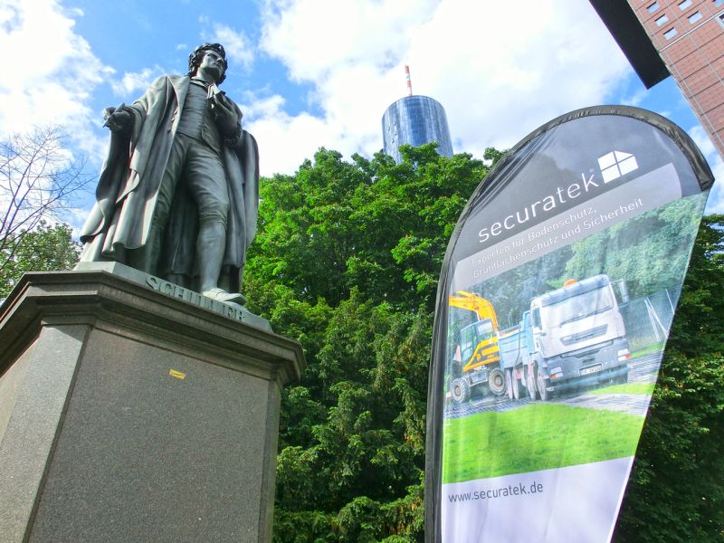 Bodenschutz für das Wolkenkratzer Festival in Frankfurt/Main