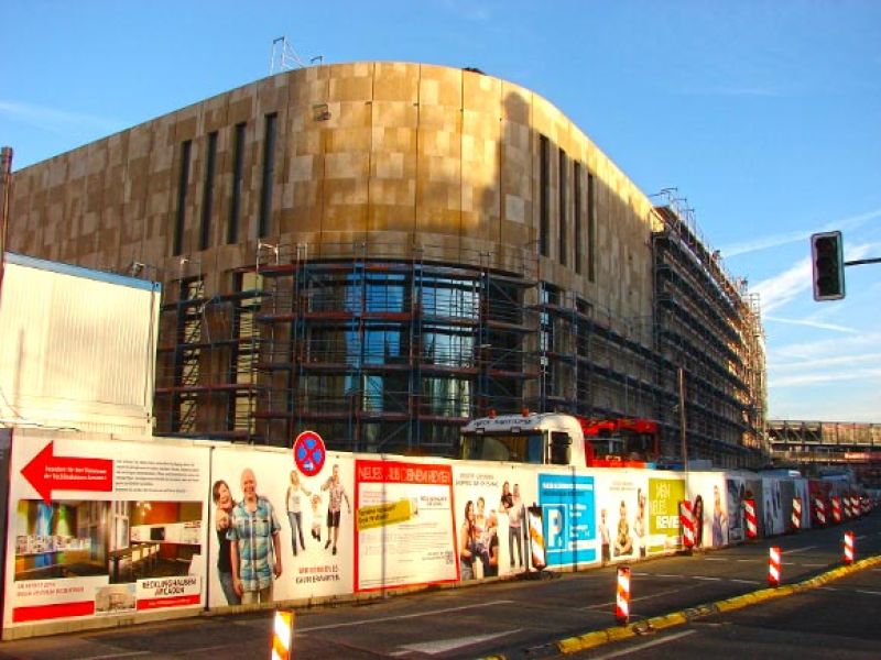 Mobile Baustraße als Pflasterschutz in Recklinghausen, NRW