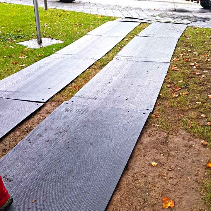 V:tek Pro starke Fahrplatte aus Kunststoff