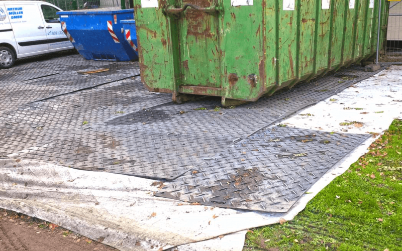 Kunstoff Fahrplatten Schutz 009 referenz