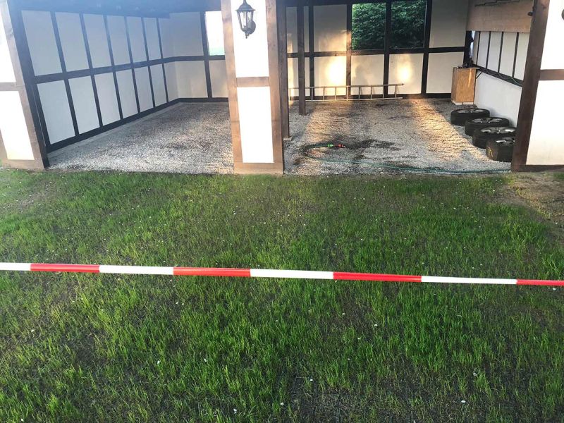 Begrünte und befahrbare Einfahrt für ein PKW-Carport anlegen mit dem Rasengitter RG24