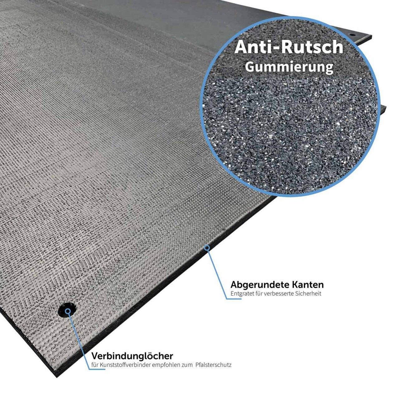 V:tek Rubber Fahrplatte aus Kunststoff