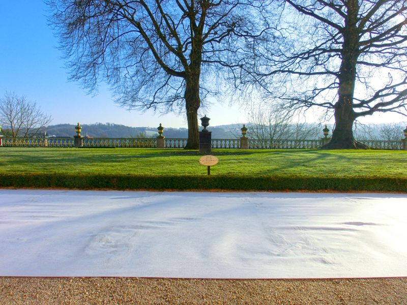 Mobile Baustraße im Schlosspark Weilburg