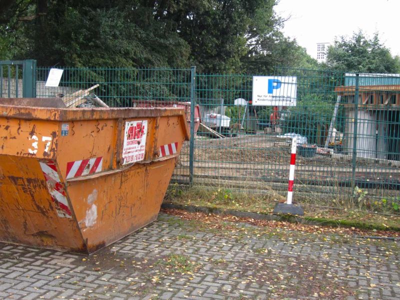 Schwerlast Baustraße - Schutz unterirdischer Gasleitungen