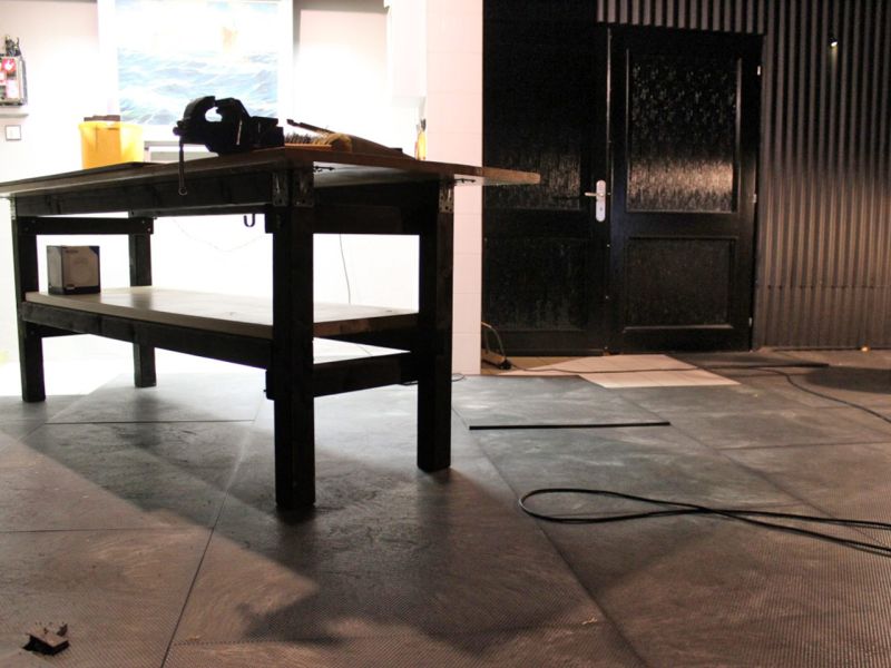 Dekorative Neugestaltung eines Bürobodens mit den Bodenmatten BM11