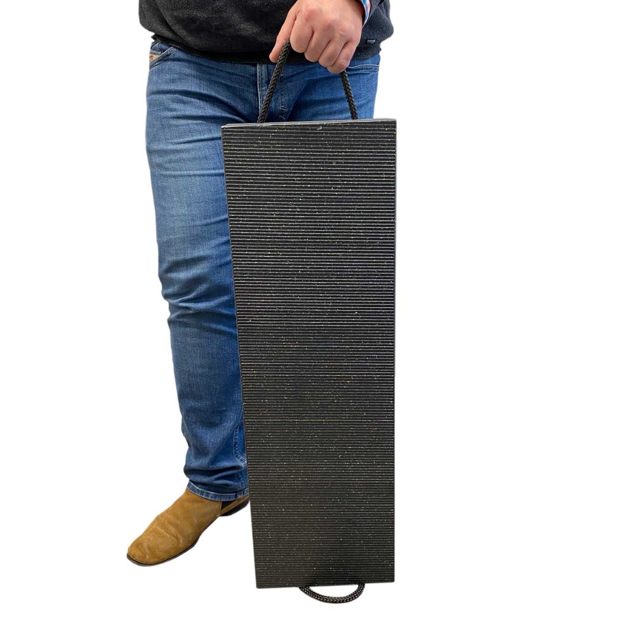 Abstützbalken als druckstabiles Kranholz, Unterlegeholz, Abstützholz aus Kunststoff zur Lastverteilung & Standsicherheit von Kranfahrzeugen, Autokrane & Mobilkrane.